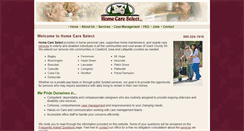 Desktop Screenshot of homecareselectinc.com